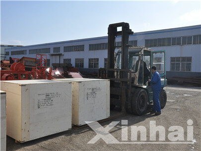 Equipos de minería fabricado por Xinhai estaban a punto de empaquetar y enviar.