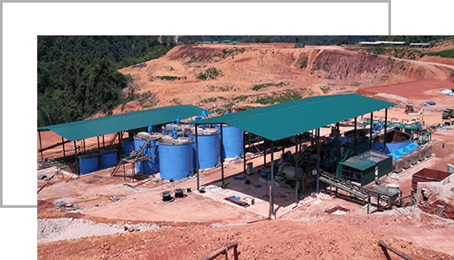 Operación de la planta de selección de mina de oro de Xinhai