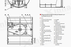 structure-KYF Air Inflation Flotation Cell