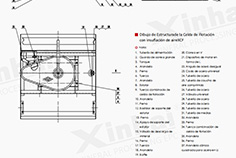 structure-XCF air inflation flotation cell